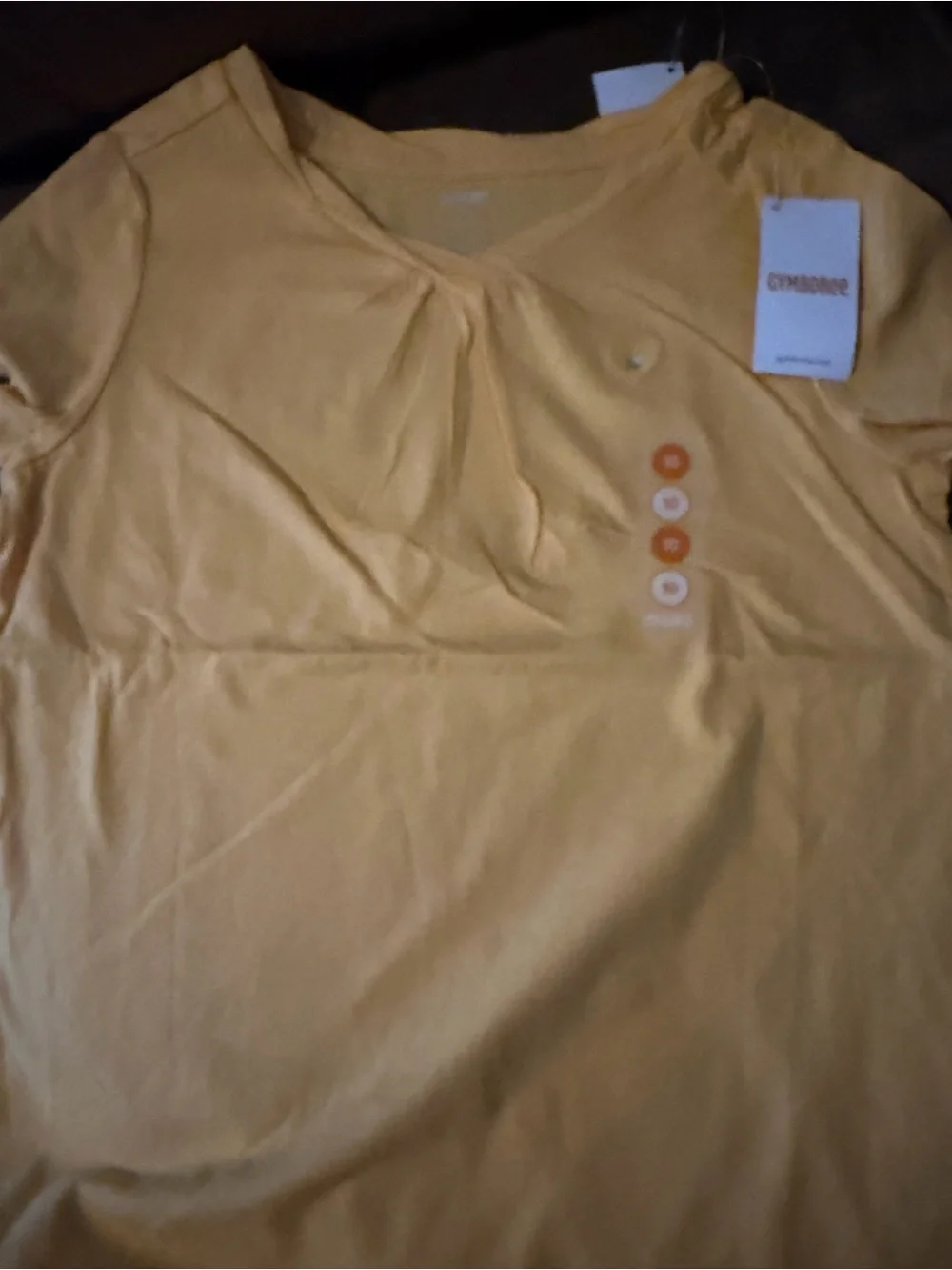 Gymboree NWOT Girls' Yellow Short Sleeve Tee